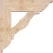 Ekena Millwork Funston Traditional Smooth Bracket w/ Offset Brace, Douglas Fir, 7 1/2"W x 26"D x 26"H BKT0806X26X26FST01SDF - alternate 4